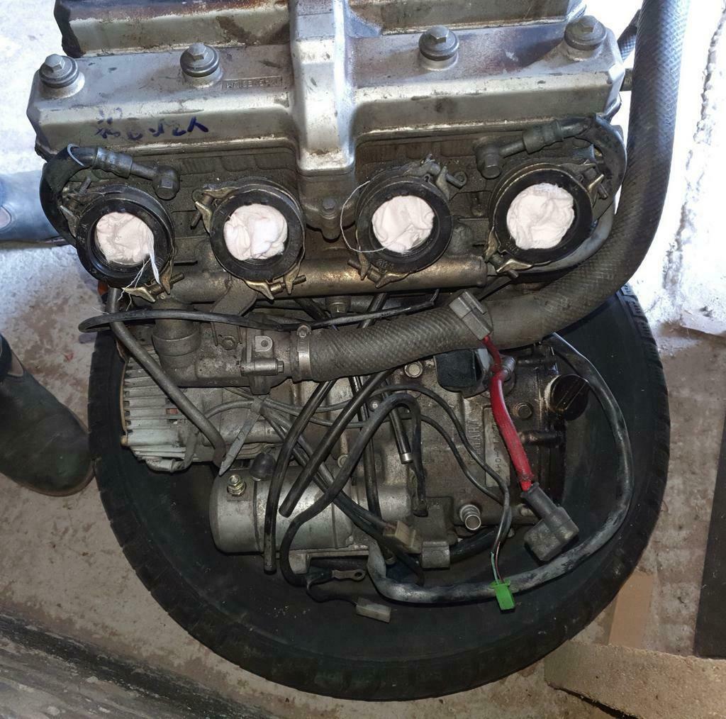 Motorblok Engine YZF750R 4HD 40Kkm Yamaha93-94 exclDyn+Start, Motoren, Ophalen of Verzenden