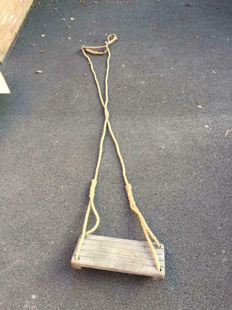 Ancienne balançoire en corde, Ophalen of Verzenden, Gebruikt
