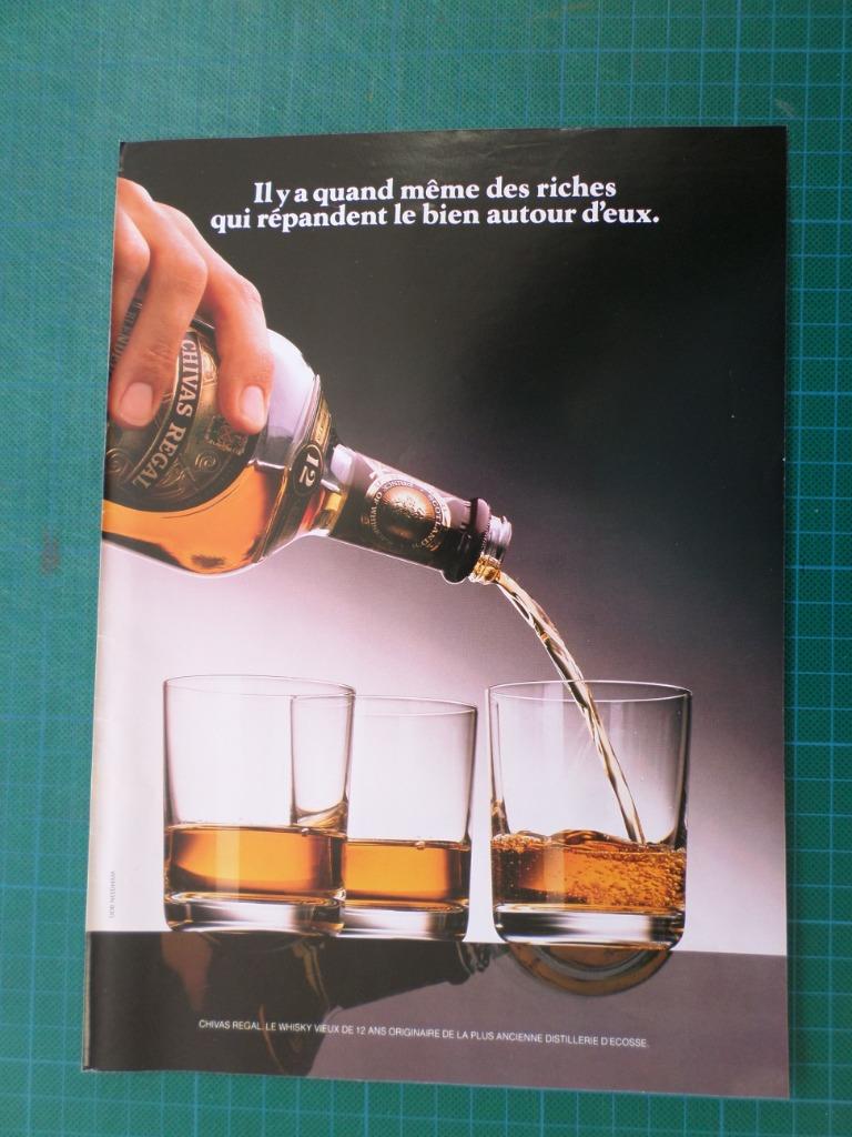 Chivas whisky - publicité papier - 1988, Enlèvement ou Envoi, Utilisé, Autres types