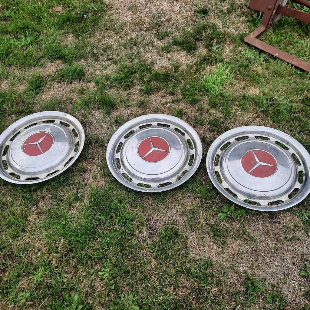 Wielschijven van/voor oldtimer Mercedes , 3 stuks ., Auto's, Particulier, Te koop