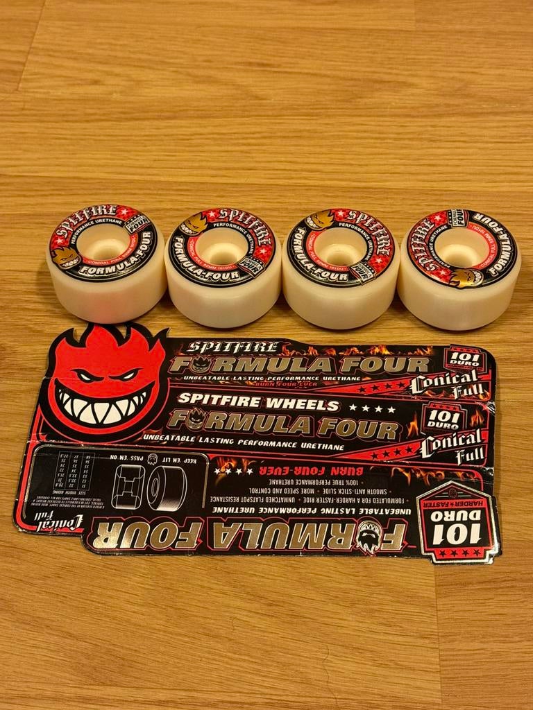 Spitfire formula four conical full skate wielen, Ophalen of Verzenden, Nieuw, Skateboard