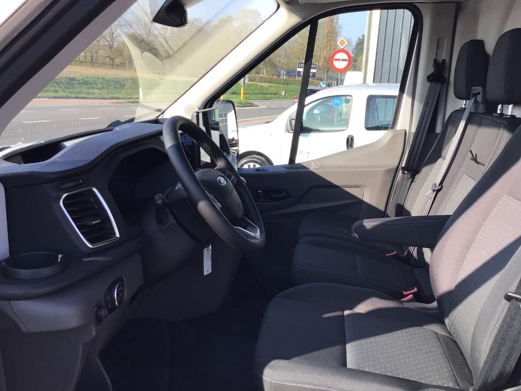 ford transit l2h2 130pk 2023 10km 32950e ex, Autos, Argent ou Gris, Euro 6, 3 places, Boîte manuelle