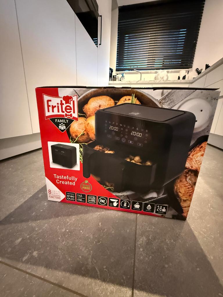 Fritel airfyrer duo NIEUW, Elektronische apparatuur, Ophalen of Verzenden, Nieuw, Airfryer