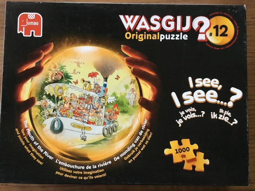 Puzzel Jumbo 1000 stukjes Wasgij original 12, Ophalen of Verzenden, 500 t/m 1500 stukjes, Gebruikt, Legpuzzel