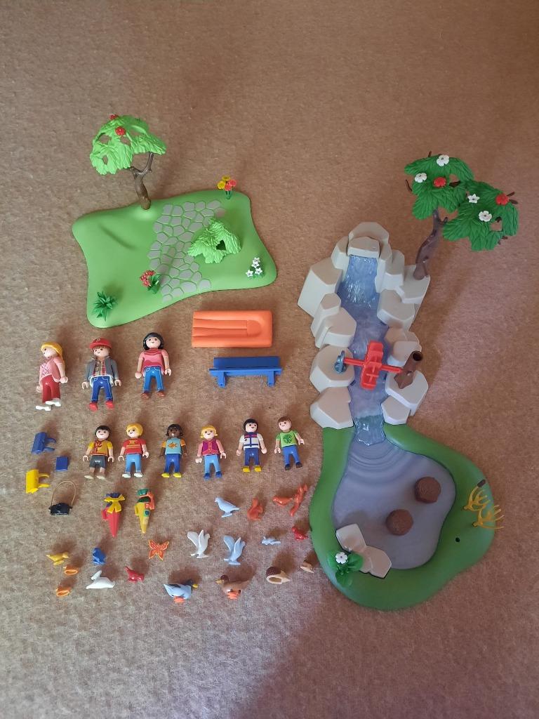 Playmobil Grote Set: Waterval Speelplek & Familie Avontuur!, Ophalen, Zo goed als nieuw, Los Playmobil