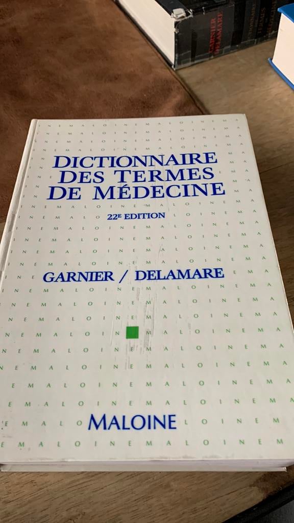 Dictionnaire des termes de médecine, Ophalen, Gelezen, Frans