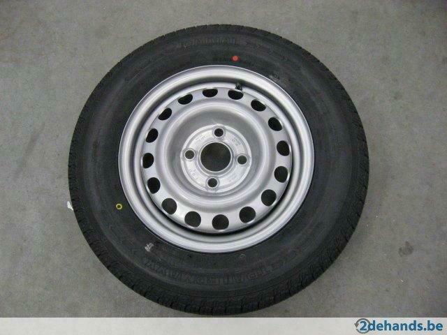 Nieuwe kwaliteitsaanhangwagenwielen 195/70R14 te 9300 Aalst, Nieuw