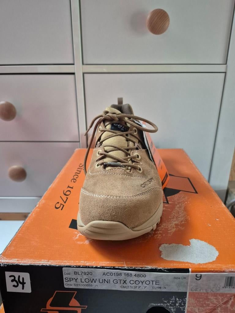 Chaussures Crispi Spy Low Uni GTX Coyote Neuves P43, Crispi, Enlèvement ou Envoi, Brun, Neuf