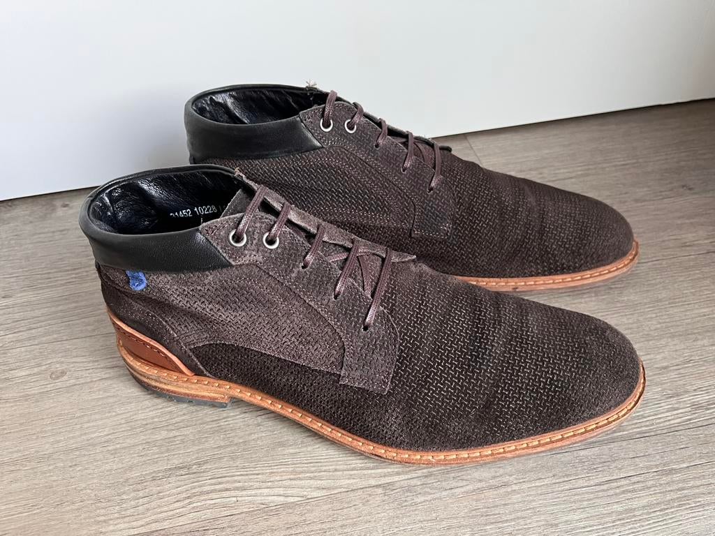 Floris van Bommel herenschoenen maat 9.5 / 43.5 H, Bottes, Enlèvement ou Envoi, Comme neuf, Brun
