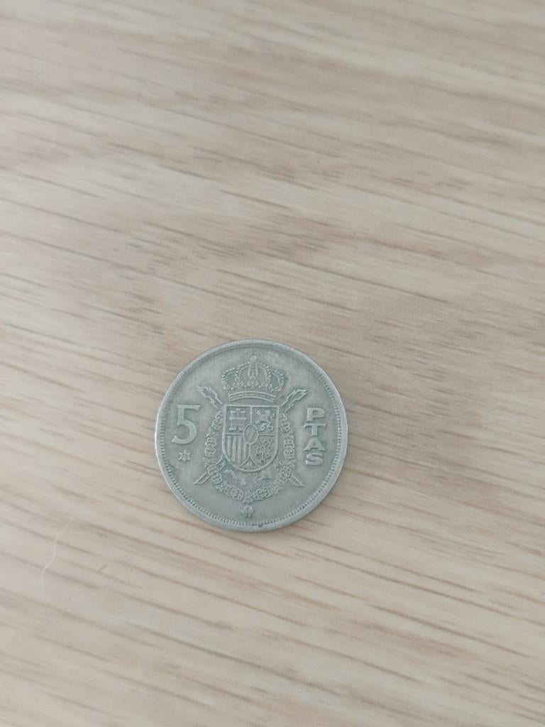 Pièces de monnaie de 5 pesetas de 1975, Postzegels en Munten, Ophalen