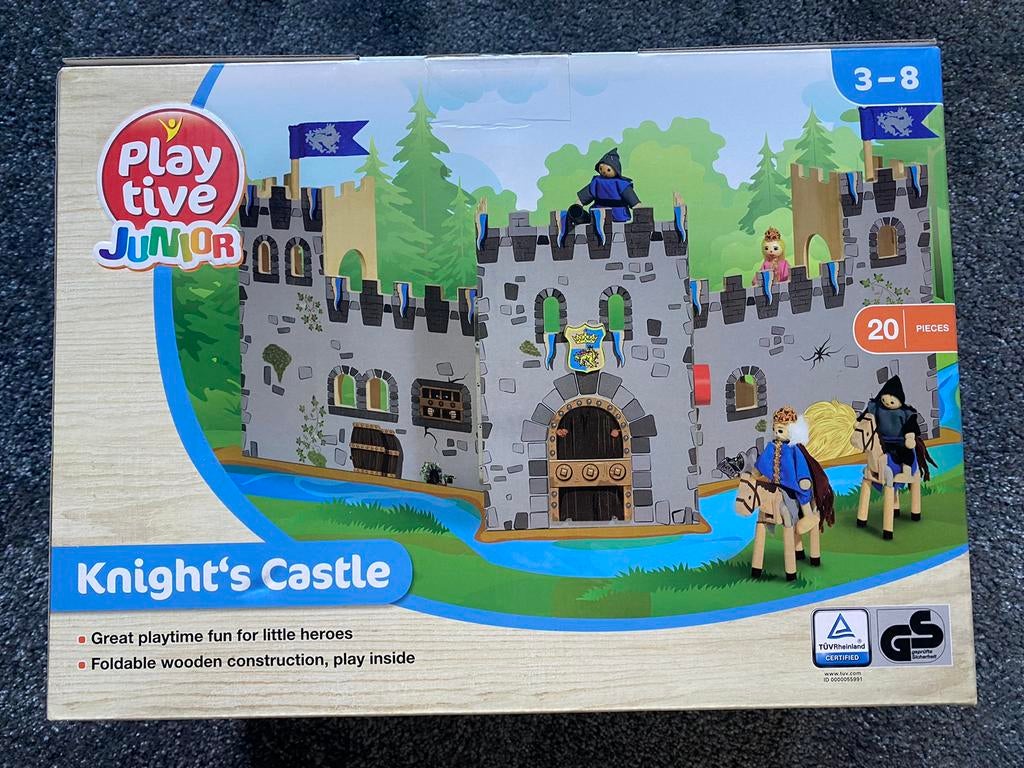 Houten ridderkasteel Playtive nieuw, Ophalen of Verzenden, Nieuw, Overige typen