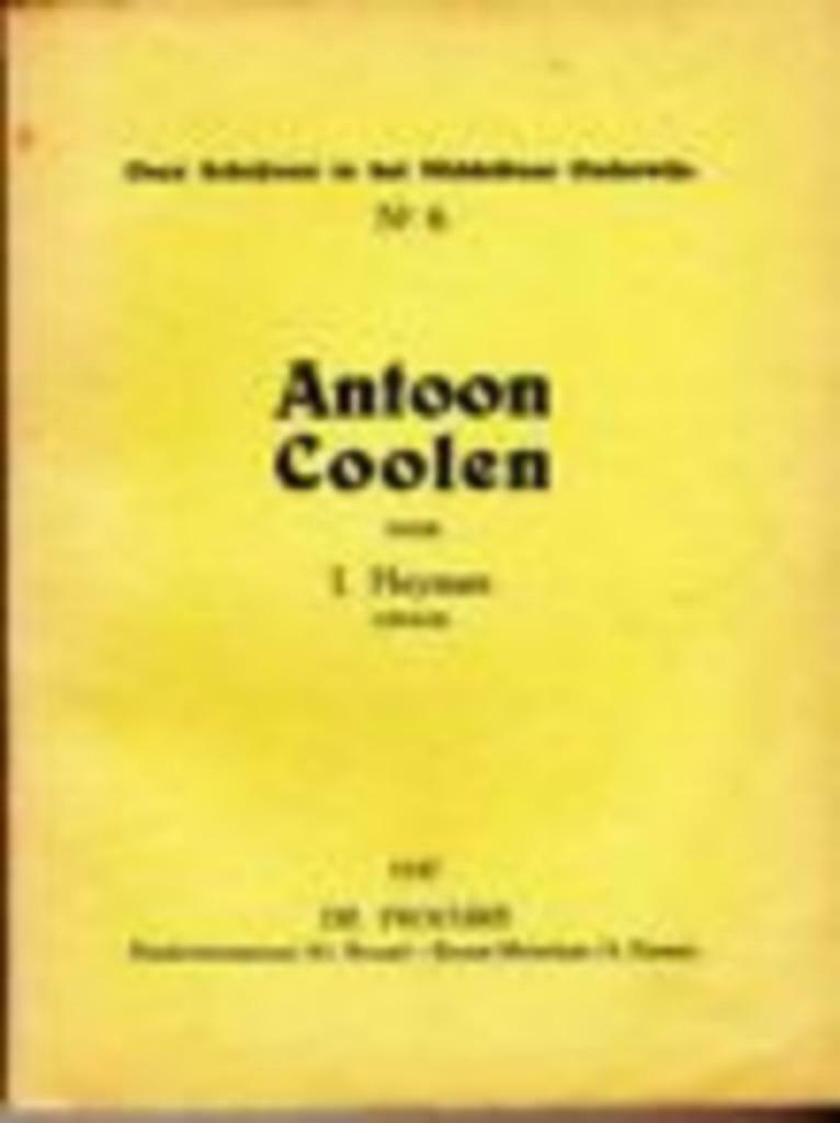 J. Heyman, Antoon Coolen, Onze schrijvers i/h MO 6, Ophalen of Verzenden, Gelezen, ASO, Nederlands