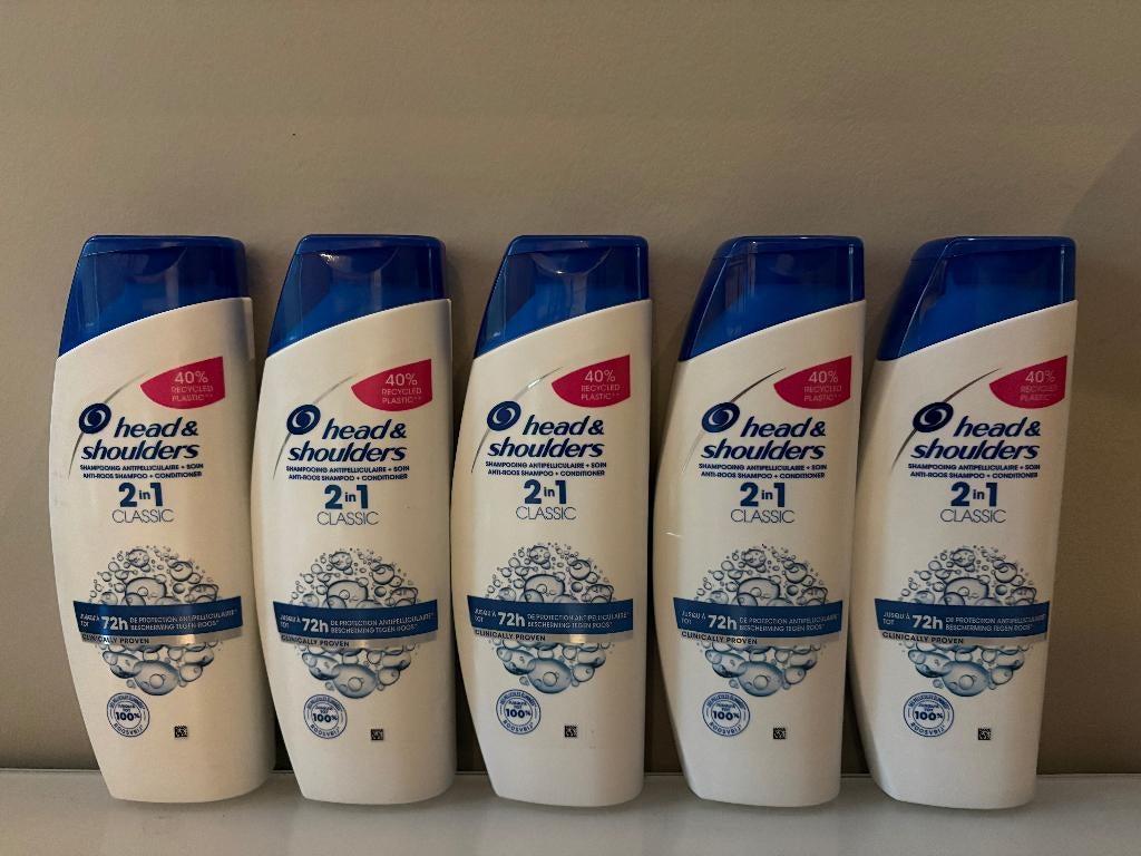 Lot de 5 shampoings  Head & Shoulders, Enlèvement ou Envoi, Neuf, Shampoing ou Démêlant