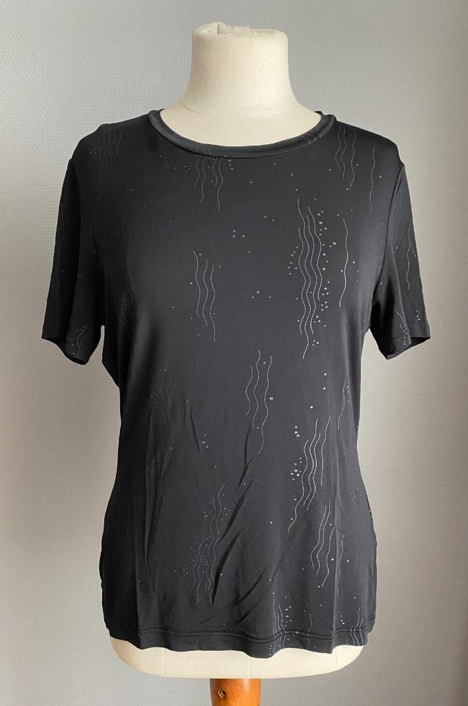 Zwart topje Laurèl maat 38, Kleding | Dames, Topjes, Zo goed als nieuw, Maat 38/40 (M), Zwart, Korte mouw, Verzenden