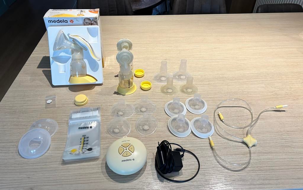 Medela swing maxi + manuele handkolf, Kinderen en Baby's, Babyvoeding en Toebehoren, Gebruikt, Borstkolf, Ophalen