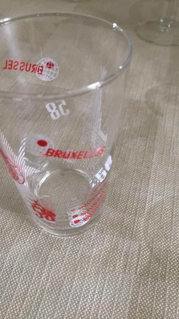 Verre à bière Expo 58 Brussels, Enlèvement ou Envoi, Comme neuf