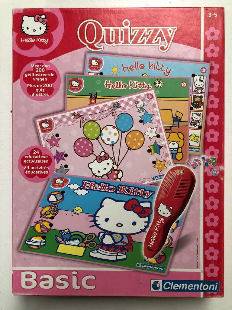Hello Kitty Quizzy Basic Clementoni, Kinderen en Baby's, Speelgoed | Educatief en Creatief, Ophalen of Verzenden, Zo goed als nieuw