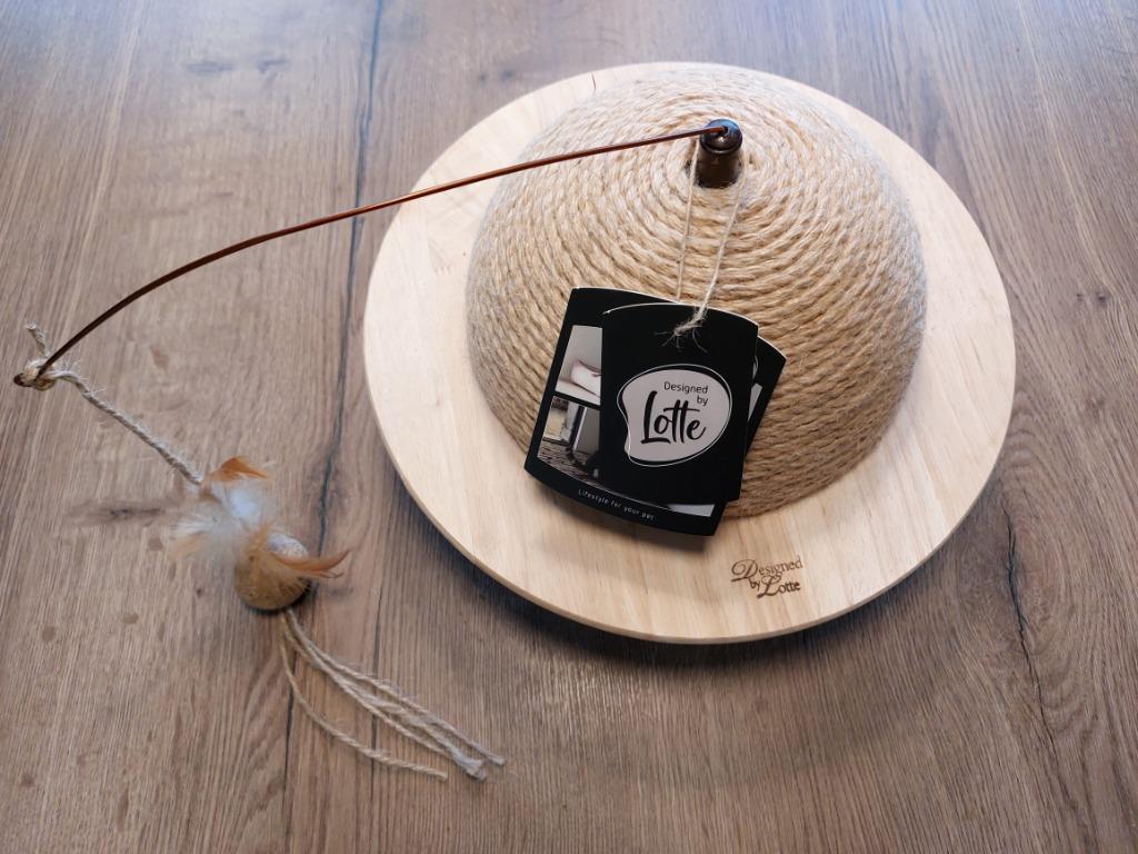 Krabbal katten Designed by Lotte Ø 30 cm, Animaux & Accessoires, Meubles griffoirs pour chats, Comme neuf, Planche à gratter, Enlèvement ou Envoi