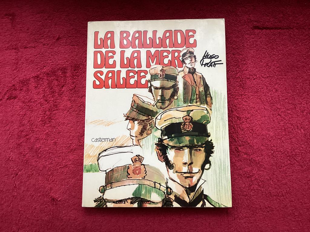 Dédicace HUGO PRATT (1927-1995), Une BD, Enlèvement, Utilisé, Hugo Pratt