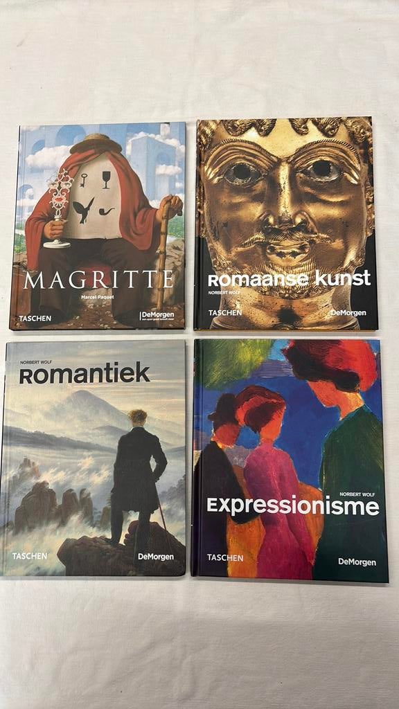 Taschen De morgen: 4 boekjes, Boeken, Ophalen of Verzenden, Gelezen, Schilder- en Tekenkunst