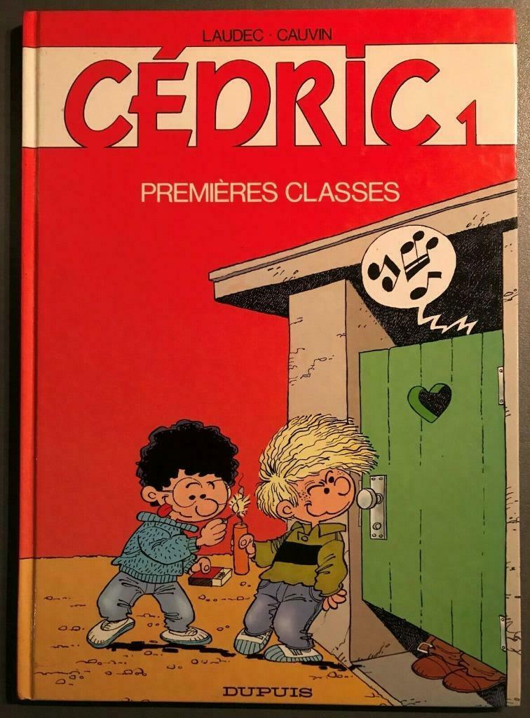 B.D. Cédric N°1 : Premières classes 1989, Eén stripboek, Ophalen of Verzenden, Gelezen, Laudec et Cauvin
