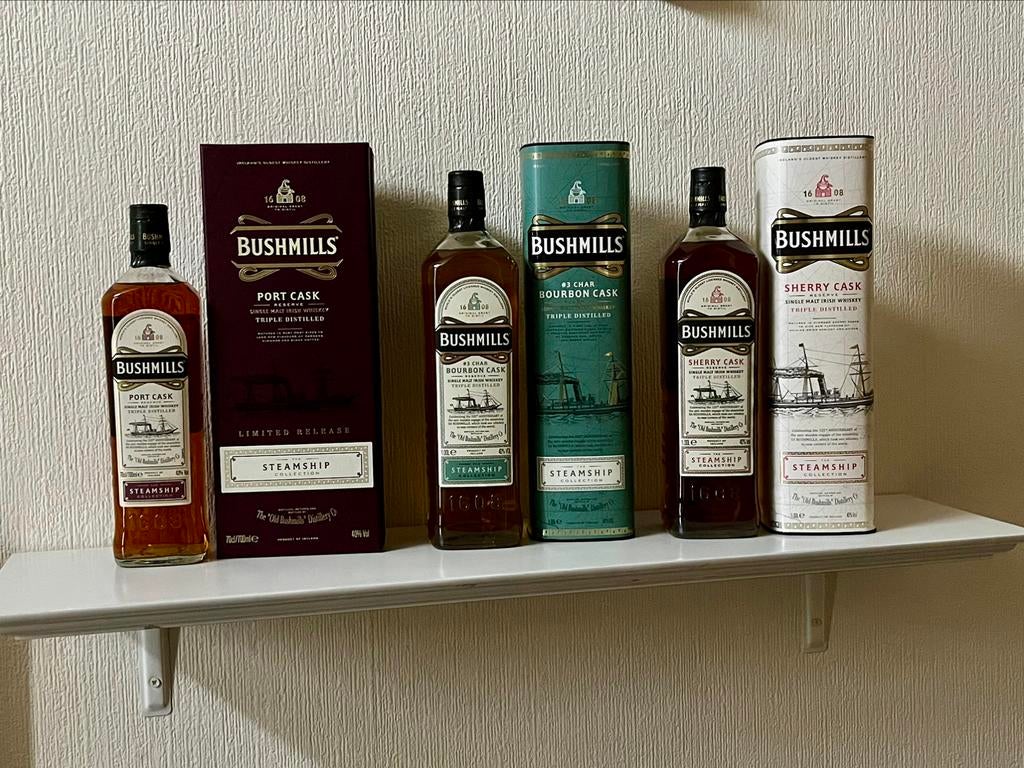 Whisky Bushmills Steamship Port / Bourbon / Sherry Cask, Enlèvement ou Envoi, Neuf, Porto