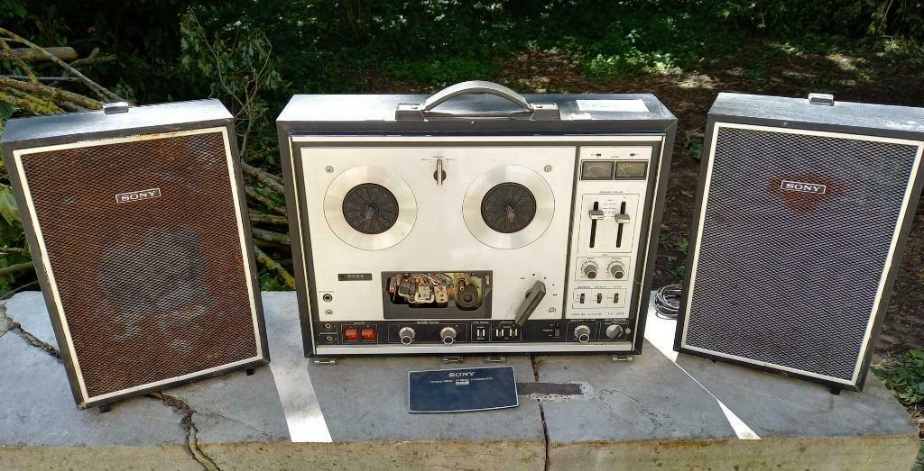 Magnetophone à bandes SONY Tapecorder TC-570, Enlèvement ou Envoi, Magnétophone