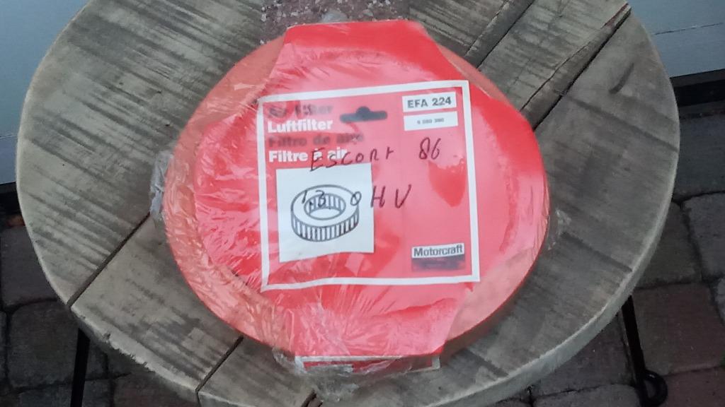 Luchtfilter voor Ford Fiesta & Escort ohv motoren, Ophalen of Verzenden, Nieuw, Ford