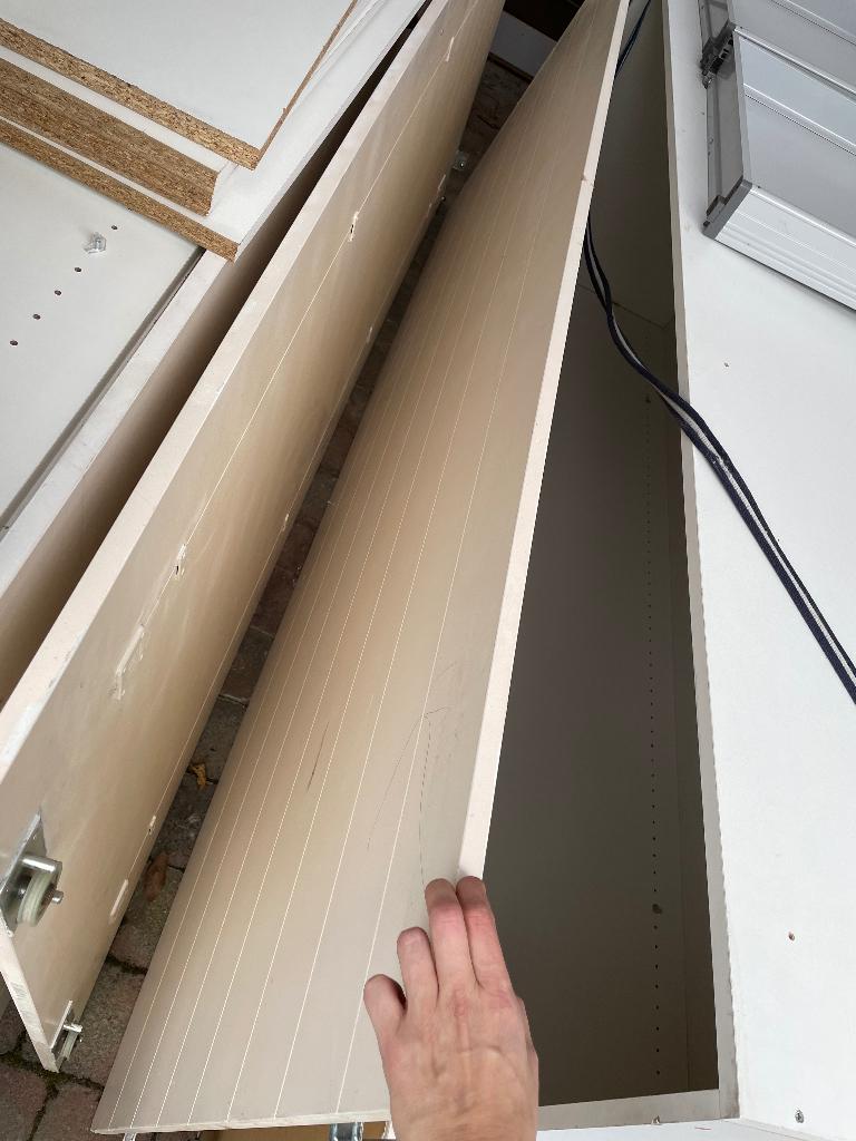 Kast - Kleerkast, Huis en Inrichting, Ophalen, Gebruikt, 200 cm of meer, Met plank(en)