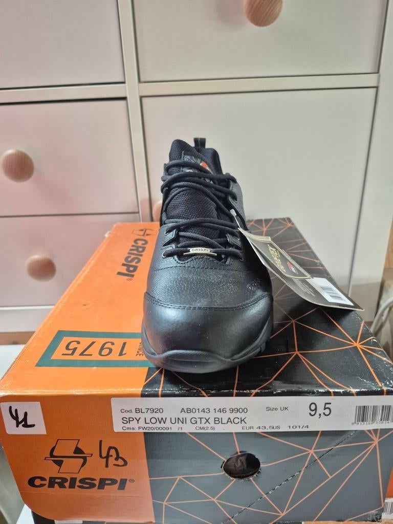Chaussures Crispi Spy Uni Low GTX Black P43 Neuves, Neuf, Crispi, Enlèvement ou Envoi, Chaussures à lacets