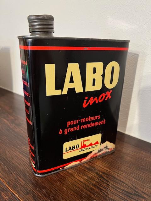 Labo Inox olieblik, Ophalen