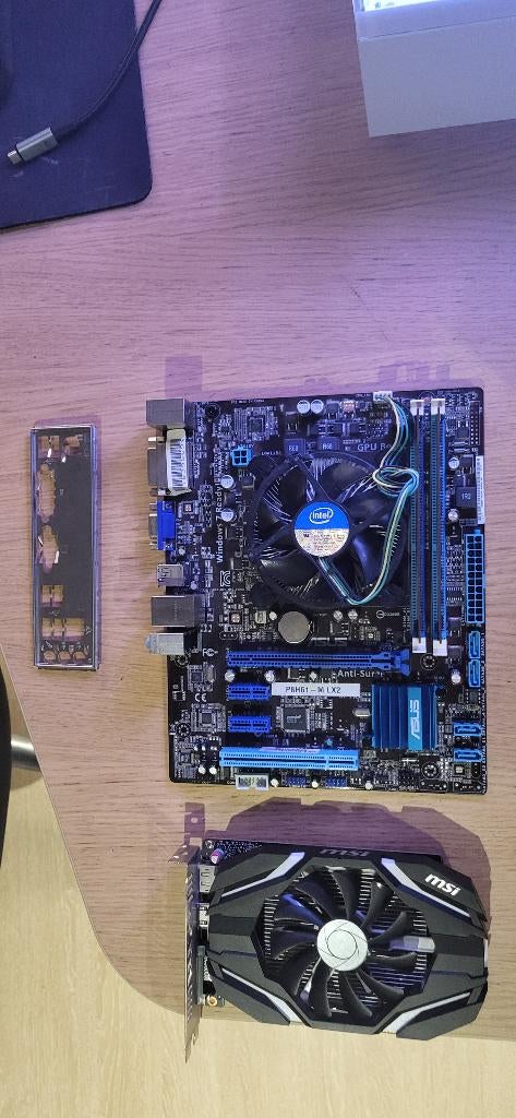 Moederbord + CPU + GPU, RAM & PSU, Ophalen of Verzenden