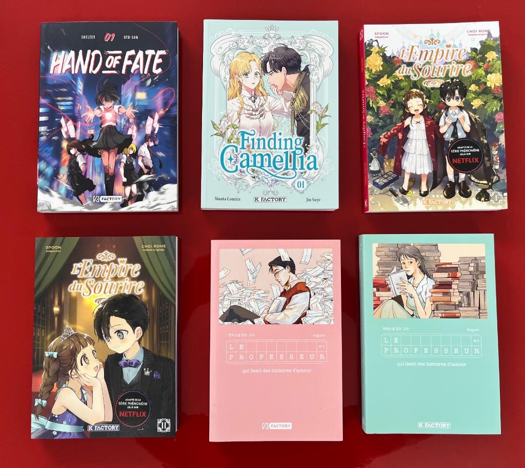 K-pop - 6 Koreaanse manga - manhwa (Frans) - nieuw, Meerdere stripboeken, Ophalen of Verzenden, Nieuw