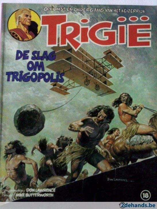 TRIGIE. Strip nr 18. De slag om Trigopolis., Boeken, Stripverhalen, Eén stripboek, Ophalen of Verzenden, Zo goed als nieuw, D.Lawrence&M.Butterworth