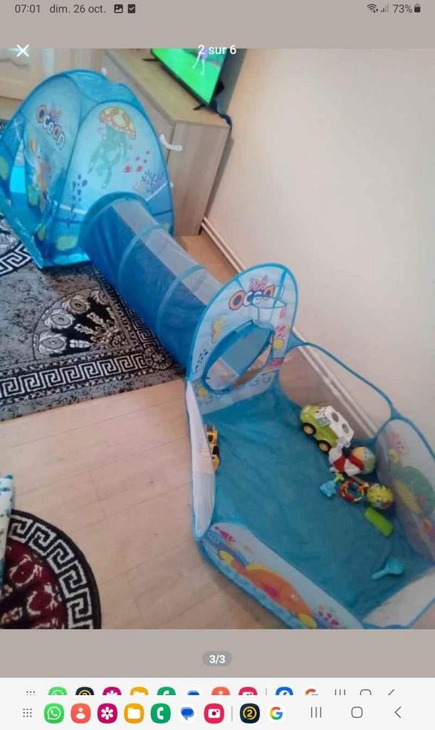 Magnifique tunel bebe enfant, Enfants & Bébés, Enlèvement ou Envoi, Comme neuf