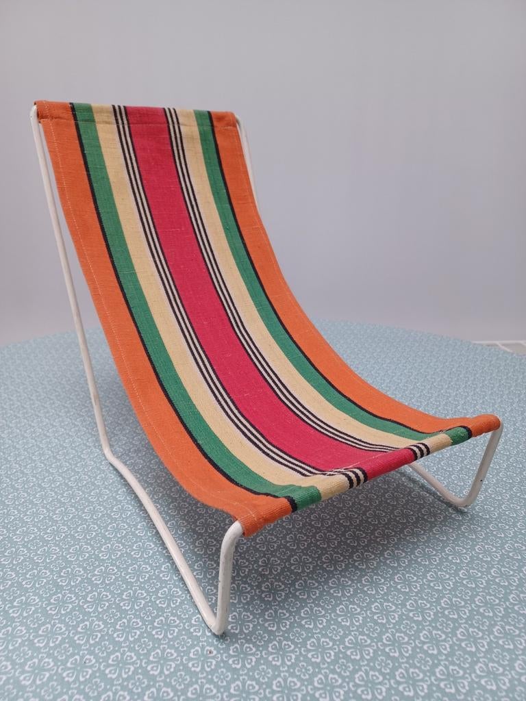 Retro poppenstoeltje, Ophalen, Gebruikt