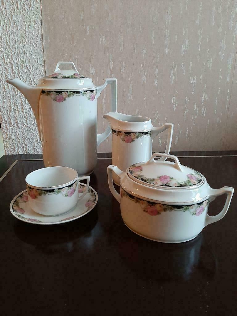 Service à café/thé en porcelaine EPIAG, Antiquités & Art, Antiquités | Porcelaine, Enlèvement