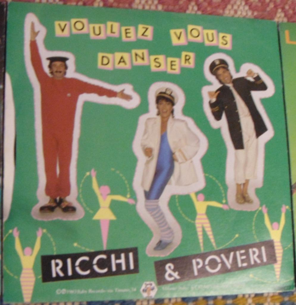 Disque SP 45T 7" Ricchi & Poveri – Voulez Vous Danser, 1983, Enlèvement ou Envoi, Single, Utilisé, Pop