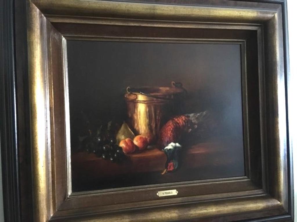 klassiek schilderij Teugels G, Antiquités & Art, Art | Peinture | Classique, Enlèvement