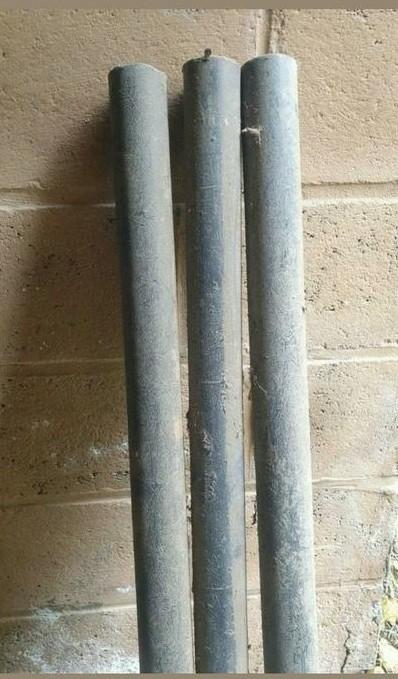 Poteaux piquets plastique pvc clôture, Ophalen, Gebruikt, Palen