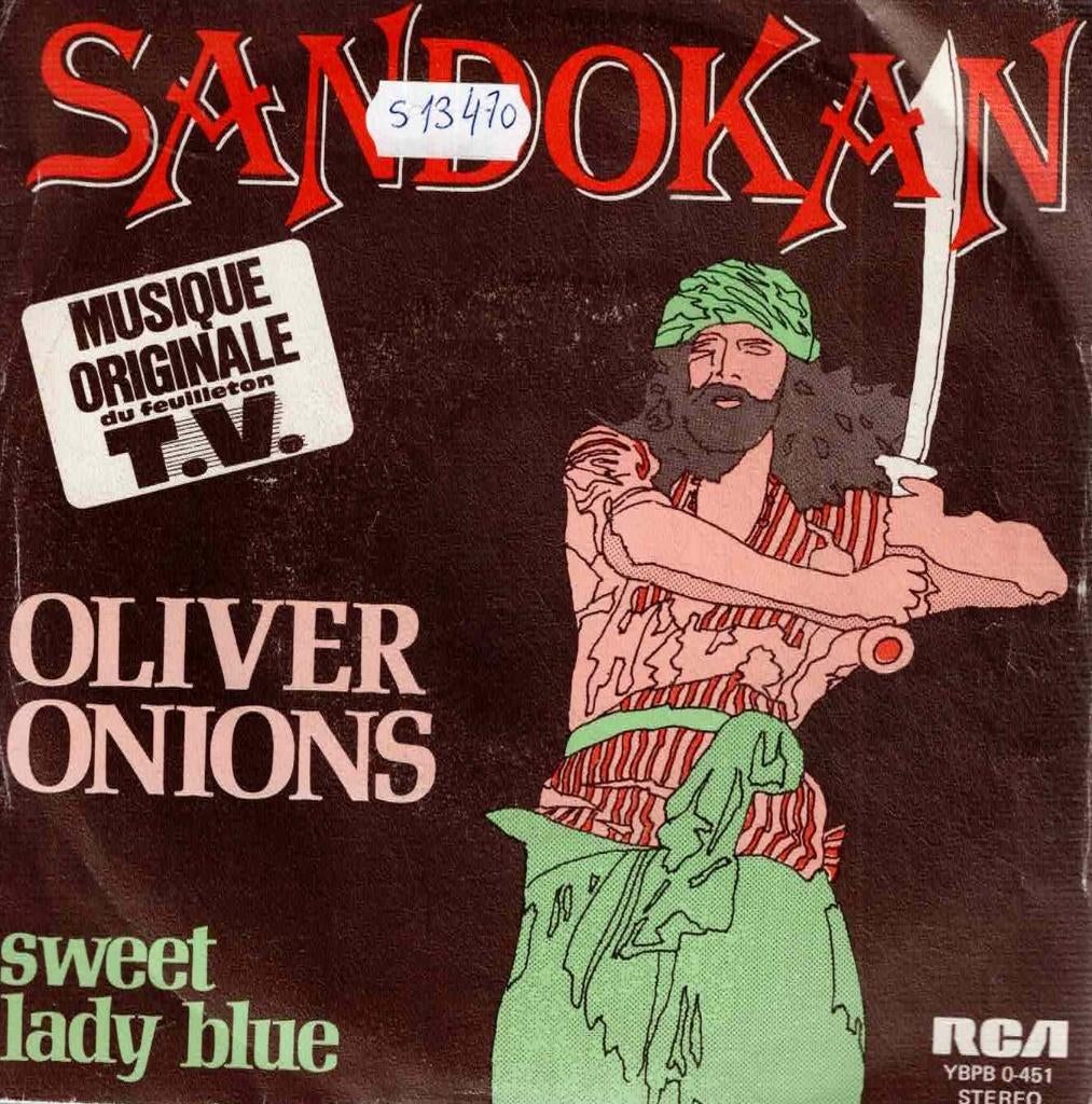 vinyl  7"  /  sweet lady blue    sandokan, Ophalen of Verzenden, Overige formaten