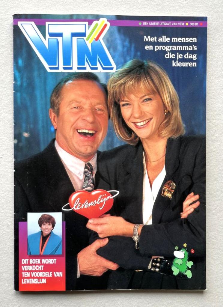 VTM-boek, uitgegeven bij derde actie Levenslijn 1992, Livres, Cinéma, Tv & Médias, Enlèvement ou Envoi