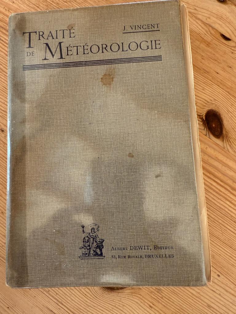 Verhandeling over meteorologie (1914), J. Vincent. Niet gevo, Verzenden, Overige wetenschappen
