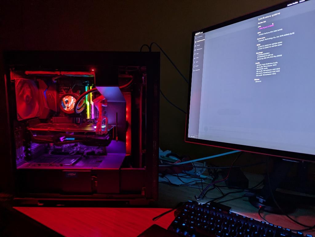 PC-gamer - Ryzen 9 3900X/RTX 2080 Super/Waterkoeling LCD, Ophalen, 32 GB, Virtual Reality, AMD Ryzen 9