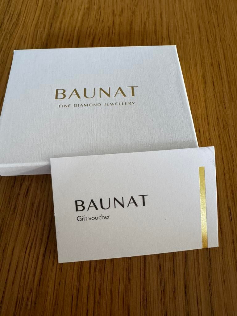 Bon Baunat fine diamond jewellery twv €350, Eén persoon, Cadeaubon, Warenhuis- of Winkelbon