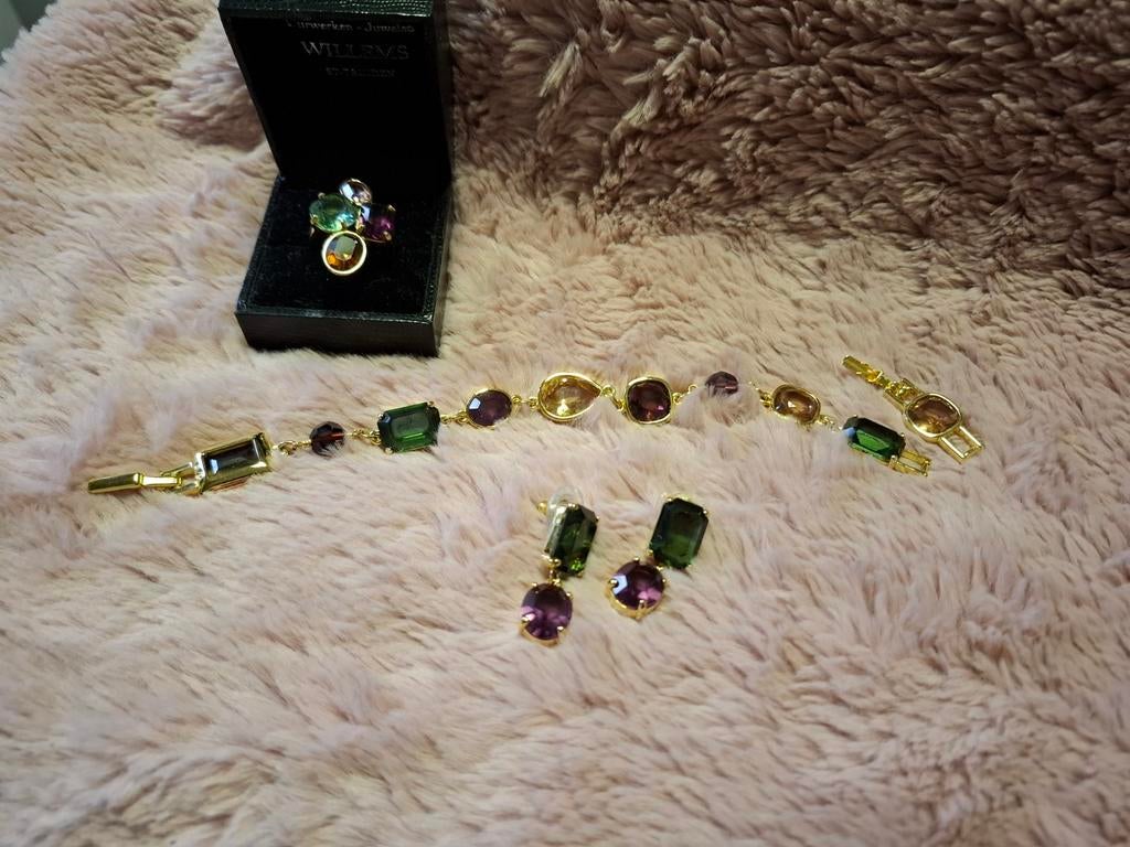 Swarovski, set in nieuwstaat, Ophalen, Bruin