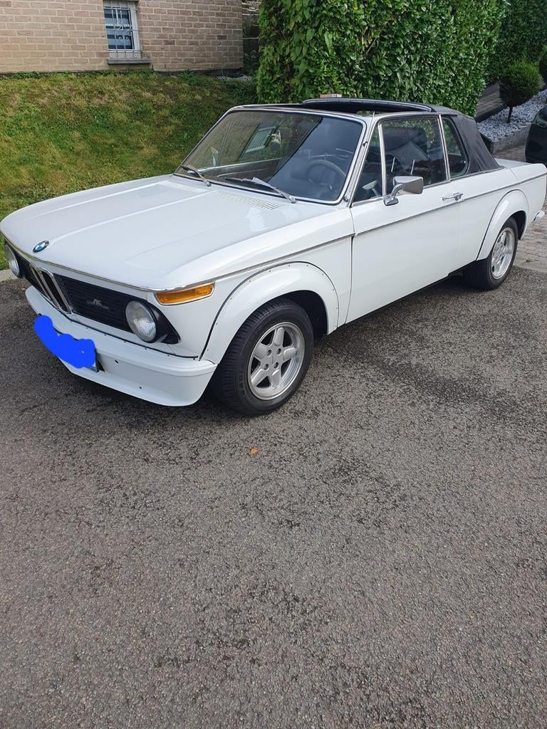 Ancêtre BMW bauer 2002 cabrio, Autos, Oldtimers & Ancêtres, Particulier, Intérieur cuir, BMW, Essence, Cuir, Enlèvement