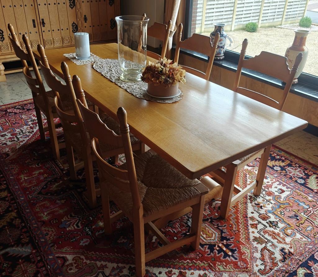 Eiken eetkamer Koloniale stijl, Enlèvement, Chêne