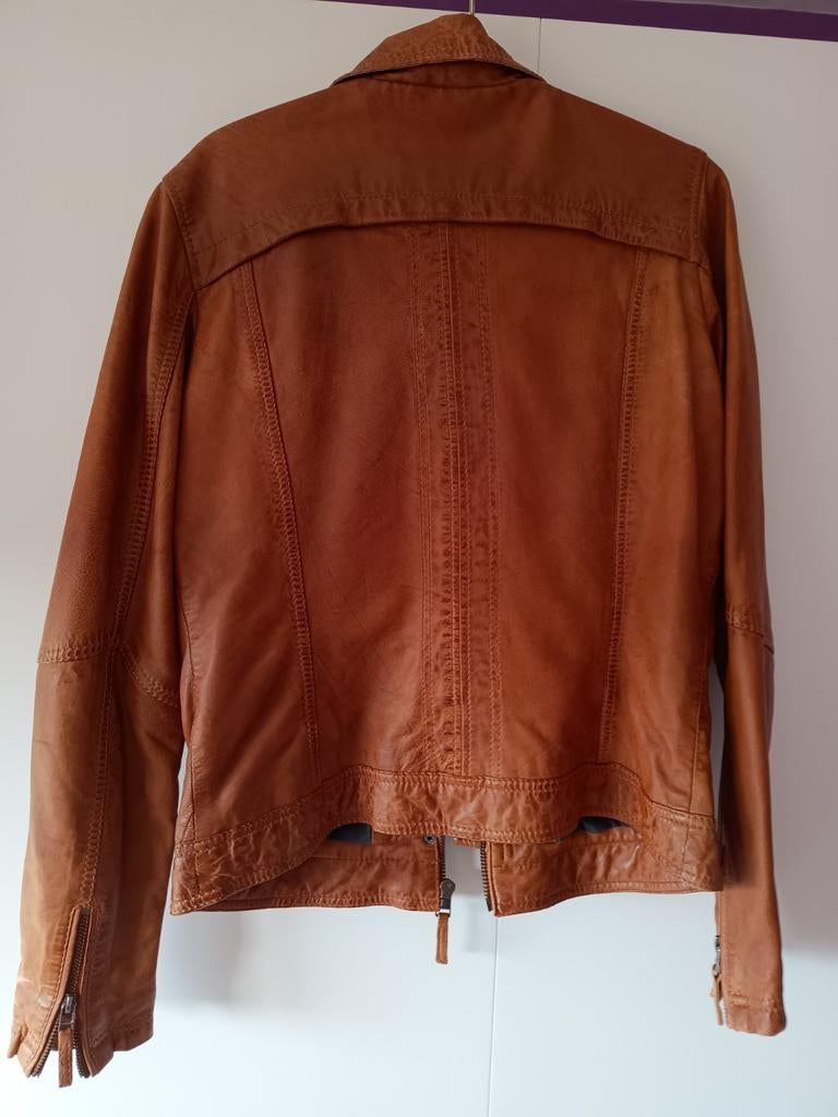Lederen jasje als nieuw merk Oakwood, Ophalen, Zo goed als nieuw, Maat 46/48 (XL) of groter