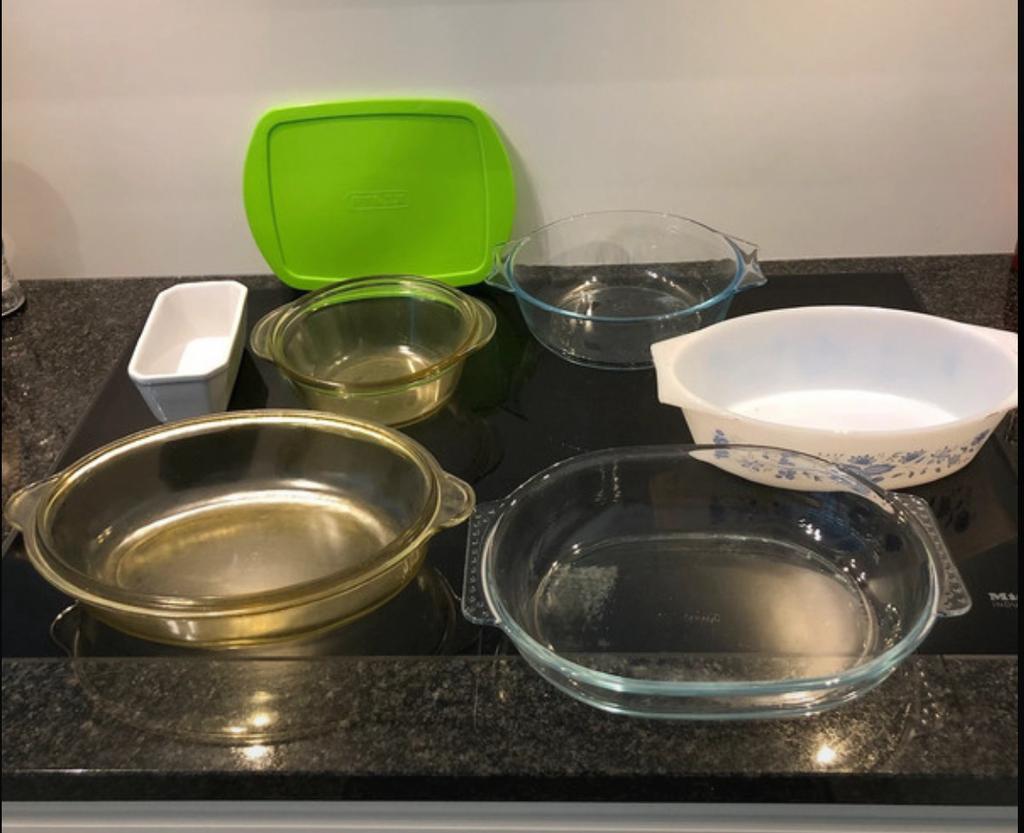 Lot Pyrex potten ovenschotels, Ophalen of Verzenden, Zo goed als nieuw